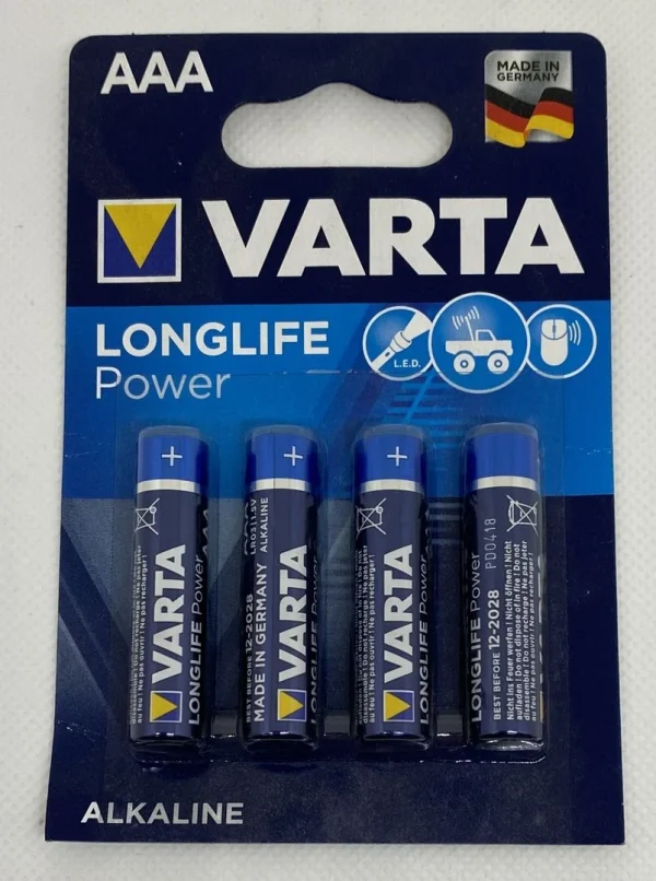 Varta Micro High Energy (LR03, AAA, AM4) Stückpreis ! 1 Packung = 4 Stück 1