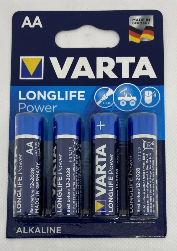 Varta Mignon High Energy (LR6, AA, AM3) Stückpreis ! 1 Packung = 4 Stück 1