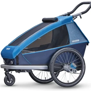 Croozer Kid Plus For 1 Ab 2018 Gefedert Mit Licht, Fahrrad-, Buggy- Und Jogging-Option Ocean-blue 12