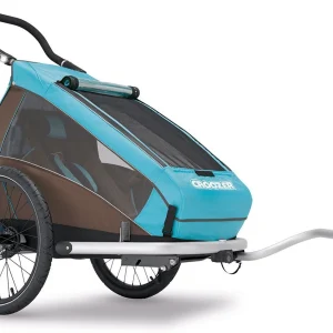 Croozer Kid Plus For 1 Ab 2016 Mit Licht Gefedert Mit Buggy-, Walker- Und Fahrrad-Opt. Sky-blue *** 14