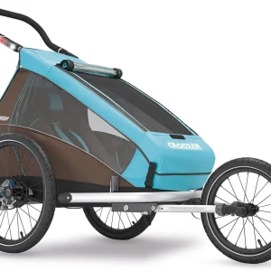 Croozer Kid Plus For 1 Ab 2016 Mit Licht Gefedert Mit Buggy-, Walker- Und Fahrrad-Opt. Sky-blue *** 18