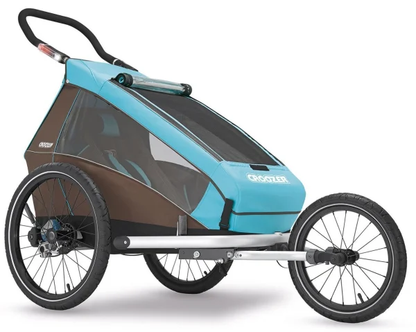 Croozer Kid Plus For 1 Ab 2016 Mit Licht Gefedert Mit Buggy-, Walker- Und Fahrrad-Opt. Sky-blue *** 5