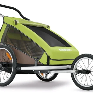 Croozer Kid For 2 Ab 2016 Mit Buggy- Und Joggerset Zweisitzer Meadow Green *** 16