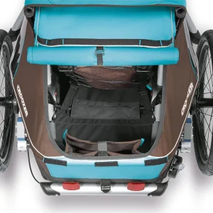 Croozer Kid Plus For 1 Ab 2016 Mit Licht Gefedert Mit Buggy-, Walker- Und Fahrrad-Opt. Sky-blue *** 22