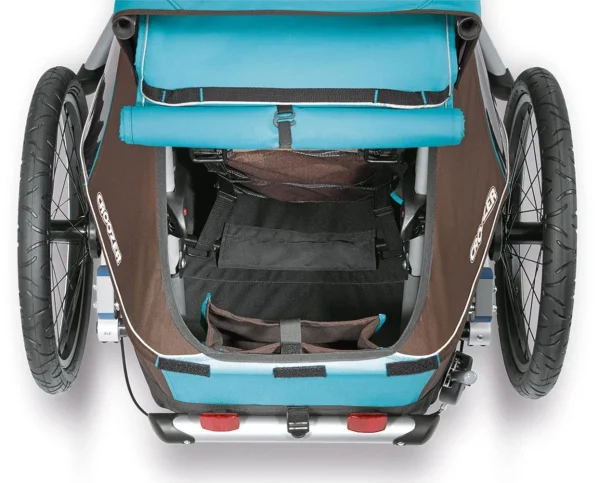 Croozer Kid Plus For 1 Ab 2016 Mit Licht Gefedert Mit Buggy-, Walker- Und Fahrrad-Opt. Sky-blue *** 7