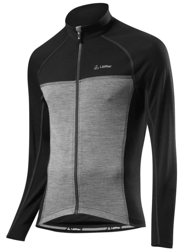 Loeffler Löffler Bike Langarmtrikot Merino 19408 Fullzip 1