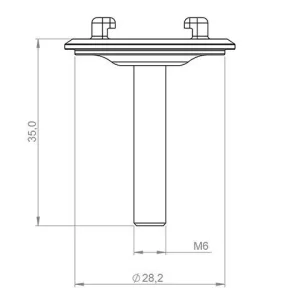 SP Connect™ SP Halterung Micro Stem Mount Alu Für A-Head Kappe 10