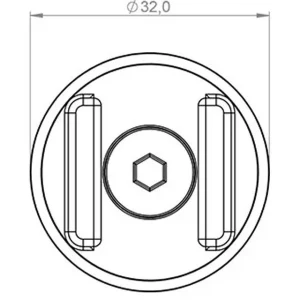 SP Connect™ SP Halterung Micro Stem Mount Alu Für A-Head Kappe 12