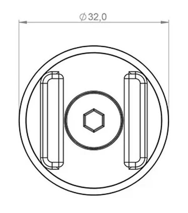 SP Connect™ SP Halterung Micro Stem Mount Alu Für A-Head Kappe 5