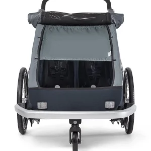 Croozer Sonnenschutz Sun Cover Kid 2-Sitzer Kaaos Ab 2020 Graphite Blue Passend Ab 2018er Kid 6